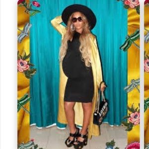 Stella McCartney Black Buckle Star Platform Sandal